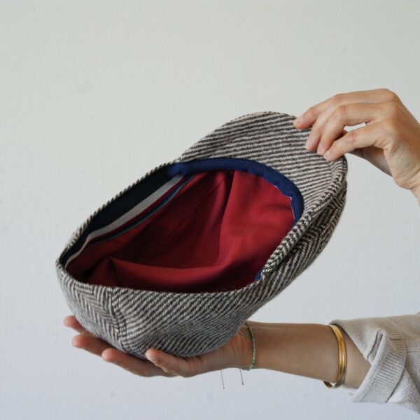 Casquette Vigneronne 100% matières naturelles, Made In Occitanie.